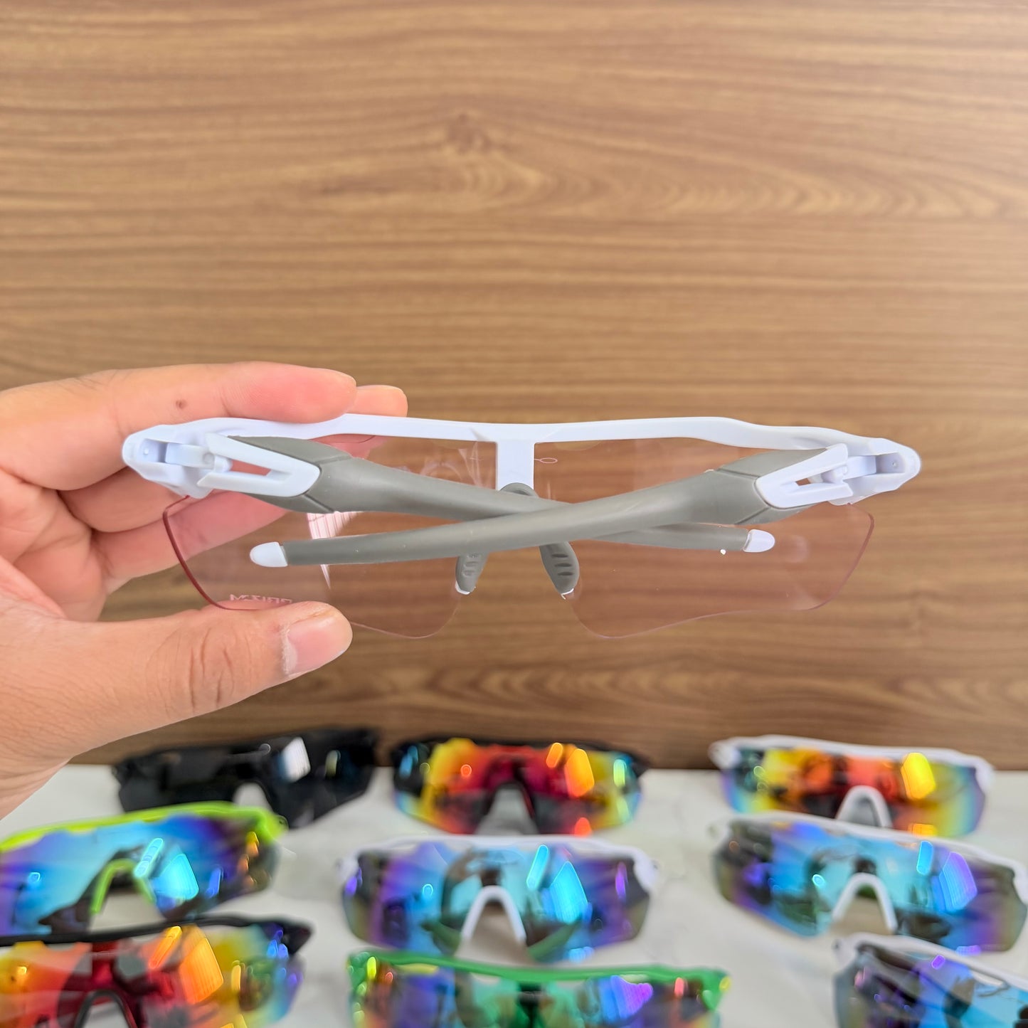 Radar Transparent-White Premium Branded Stylish Sunglasses For Men & Women | 100% UV Protection Shades | Cricket Sports Cycling Driving Trekking & More