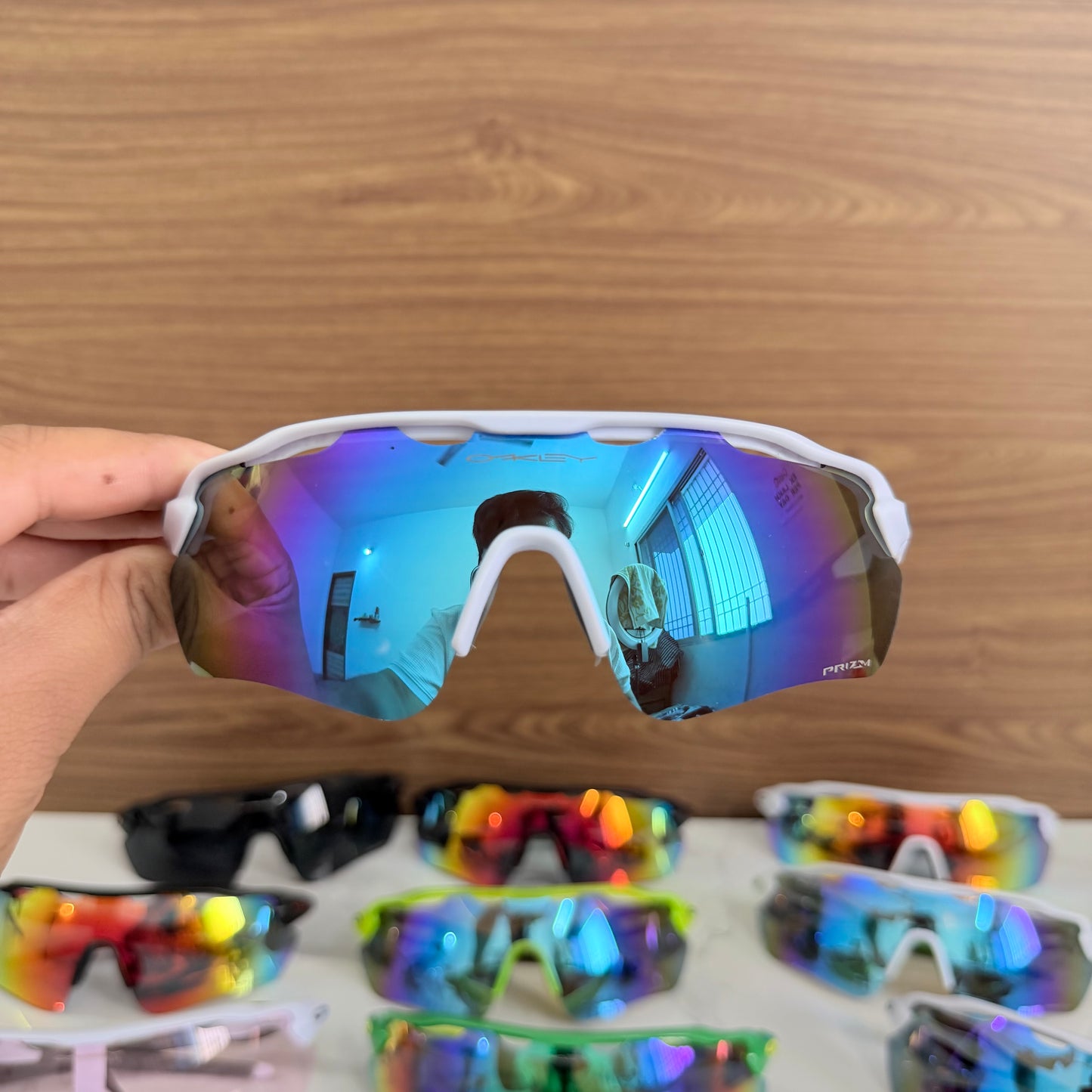 Radar Aqua White (grey) Premium Branded Stylish Sunglasses For Men & Women | 100% UV Protection Shades | Cricket Sports Cycling Driving Trekking & More