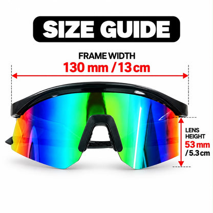 Hydra Green Glossy Frame Limited Edition Premium Unisex Sports Sunglass