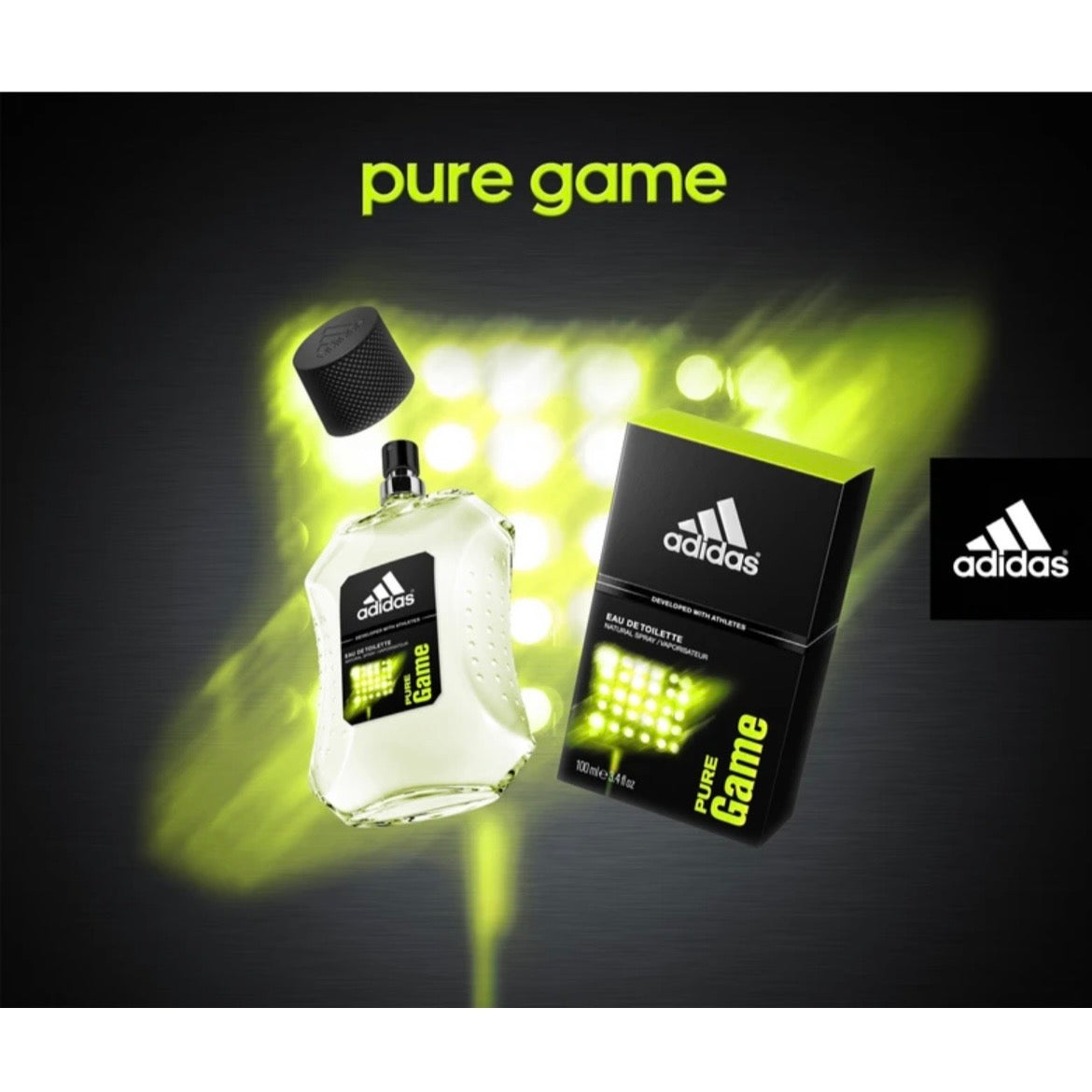 ADIDAS Men Perfume - Pure Game Long Lasting Eau de Toilette -100 ml