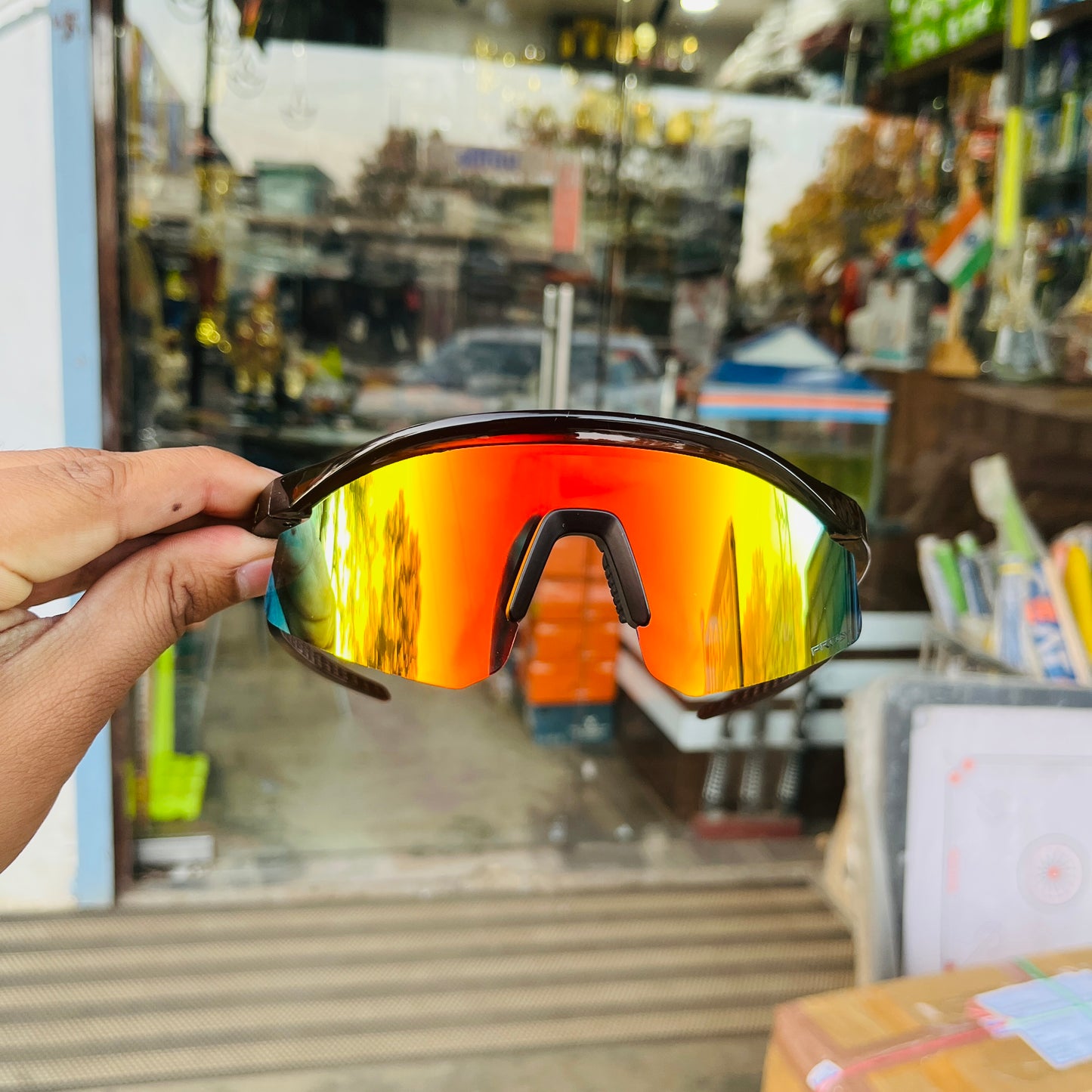 Hydra Brown Mercury Premium Unisex Sports Sunglass