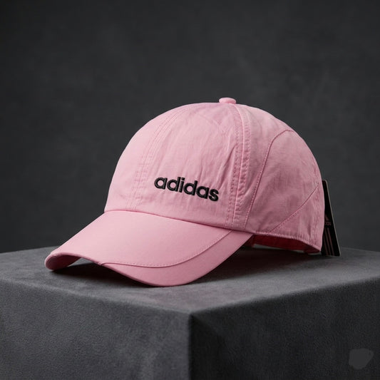 Pink Colour Adidas Sports Cap Parachute Fabric Best Unisex Sports Cap