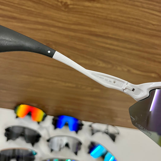 Stunt Devil White Blue Prizm Premium Sports Sunglasses | Comes With New Hyper Grip Technology