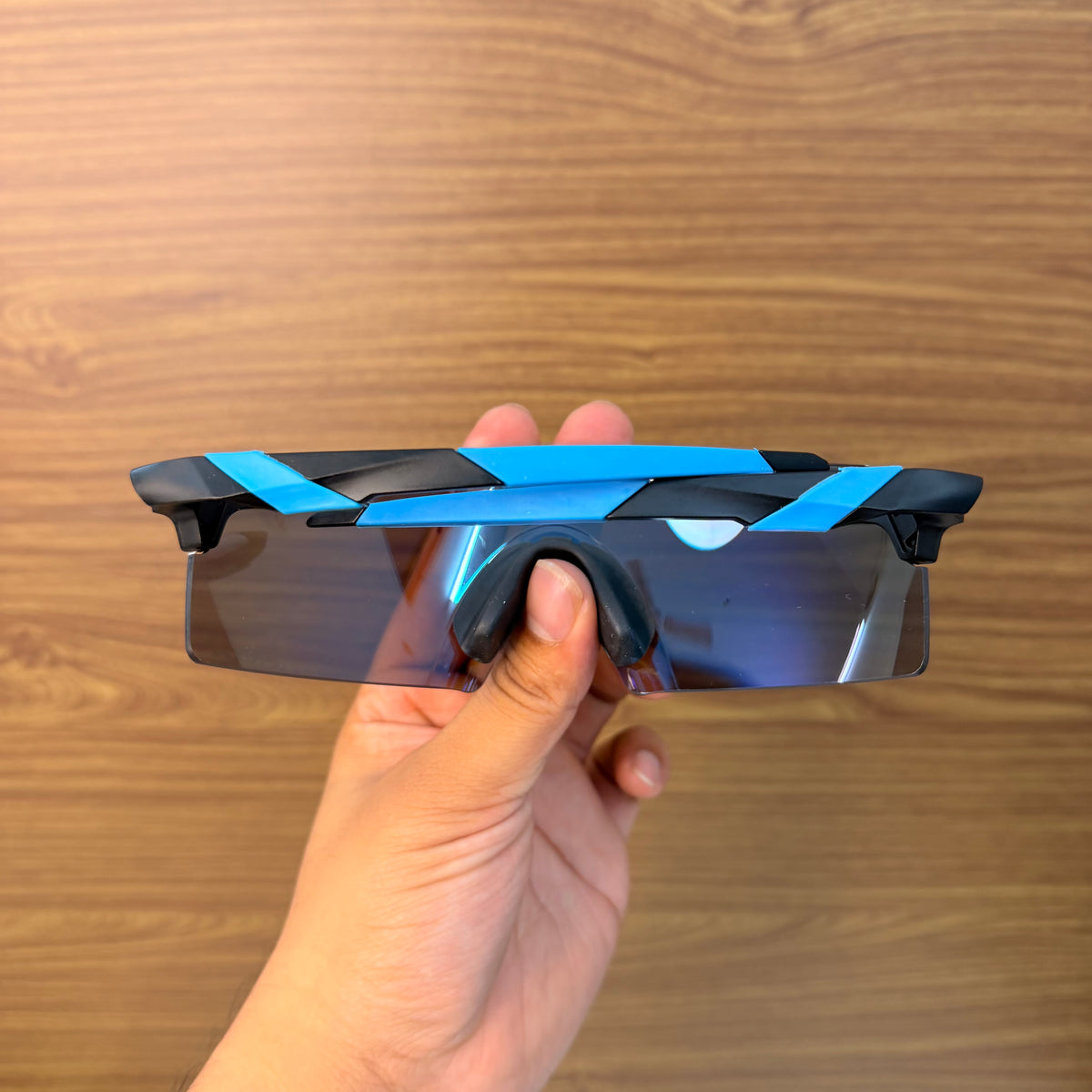 Encoder Strike Vented Aqua Blue Premium Sports Sunglasses