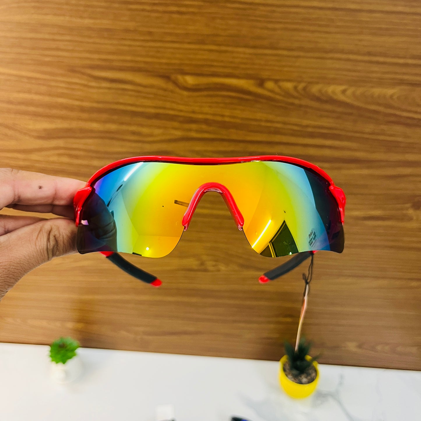 Red-Mercury Color SS Non Polarised Sports Sunglasses For Men Women Kids, Outdoor Cricket Cycling Running Hiking Fishing Sunglasses