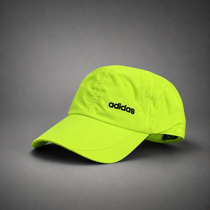 Neon Green Colour Adidas Sports Cap Parachute Fabric Best Unisex Sports Cap