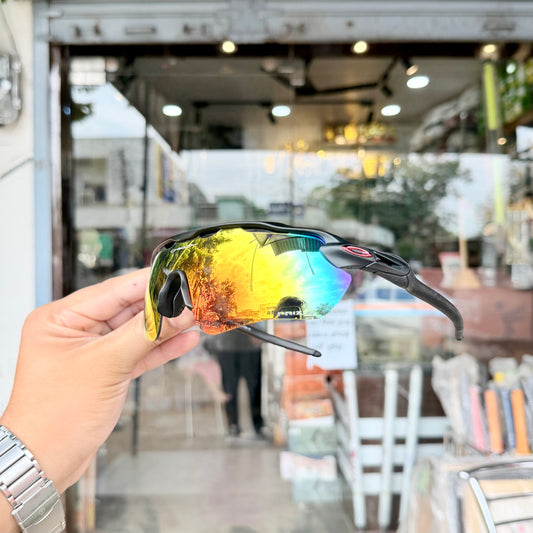 Radar Mercury-Black Premium Branded Stylish Sunglasses For Men & Women | 100% UV Protection Shades | Cricket Sports Cycling Driving Trekking & More