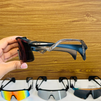 Stunt Wings Purple Prizm Lens Premium Sports Sunglasses  | Comes With New Hyper Grip Technology | Non Foldable Straps | Highly Stable | Latest Collection