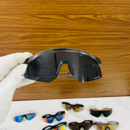 Hydra Full Trans Black Premium Unisex Sports Sunglass