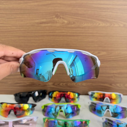 Radar Aqua White (Green) Premium Branded Stylish Sunglasses For Men & Women | 100% UV Protection Shades | Cricket Sports Cycling Driving Trekking & More
