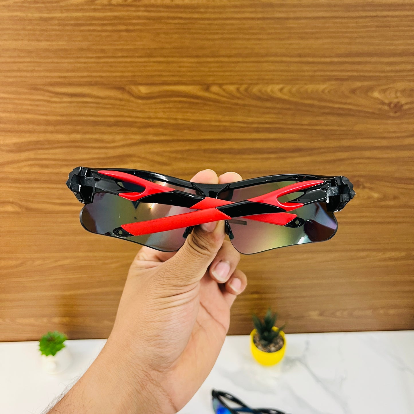 Black-Mercury Color SS Non Polarised Sports Sunglasses For Men Women Kids, Outdoor Cricket Cycling Running Hiking Fishing Sunglasses