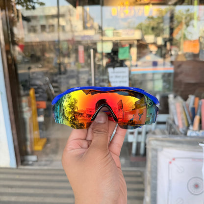 M2 Red-Blue-Mercury Light Weight Premium Sports Sunglasses