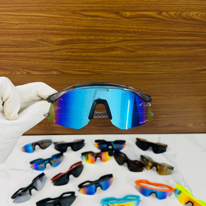 Hydra Trans Blue Premium Unisex Sports Sunglass