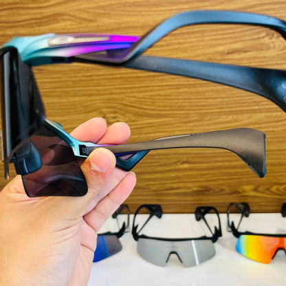 Stunt Wings Bronze-Black Prizm Lens Premium Sports Sunglasses  | Comes With New Hyper Grip Technology | Non Foldable Straps | Highly Stable | Latest Collection