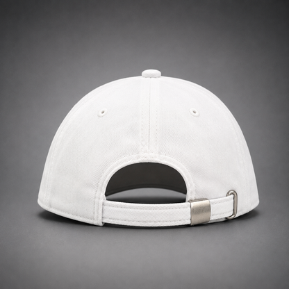 BCCI White Colour Cricket Embroidered Cap
