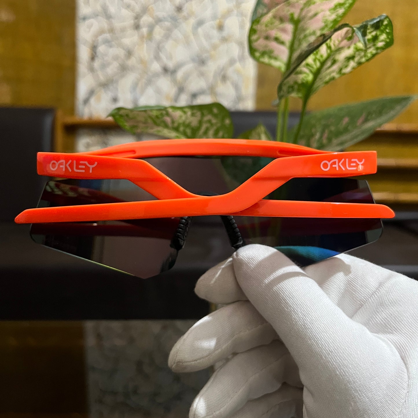Hydra Orange Golden Premium Unisex Sports Sunglass