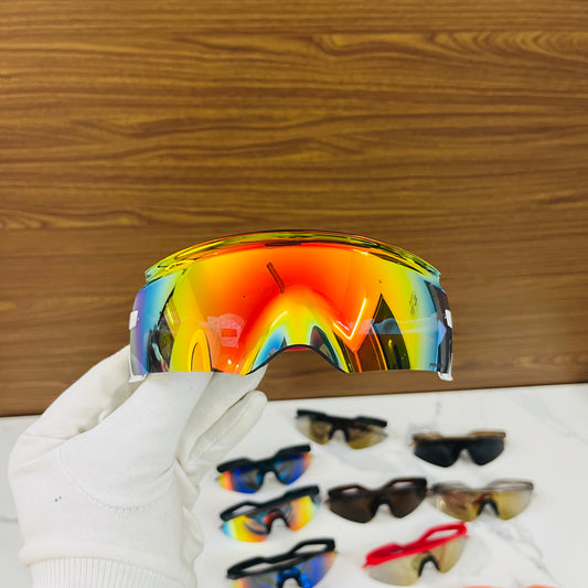 Kato Red White Sports Sunglasses