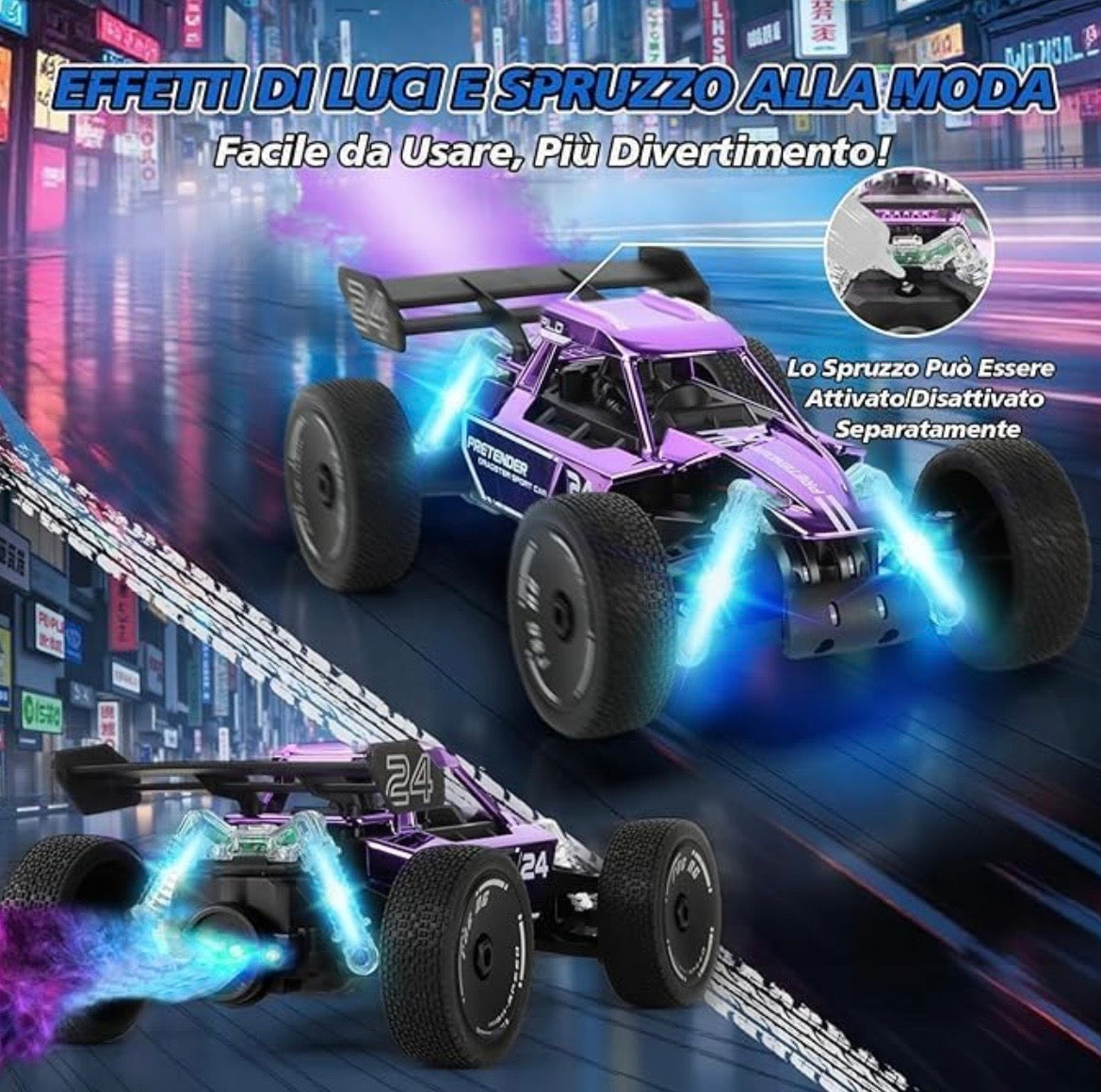 Phantom X24 RC Off-Road Buggy – Metallic Purple Edition