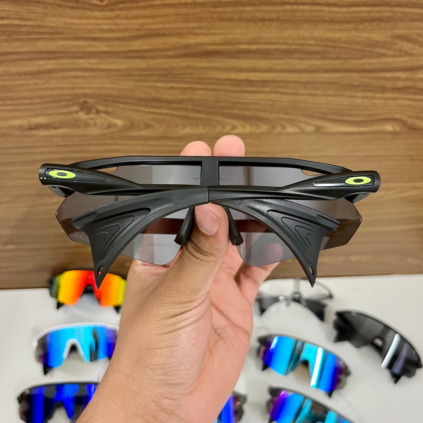 Stunt Devil Black Silver Prizm Premium Sports Sunglasses  | Comes With New Hyper Grip Technology