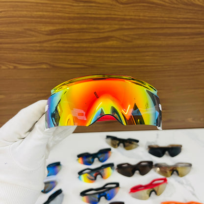 Kato Red White Sports Sunglasses