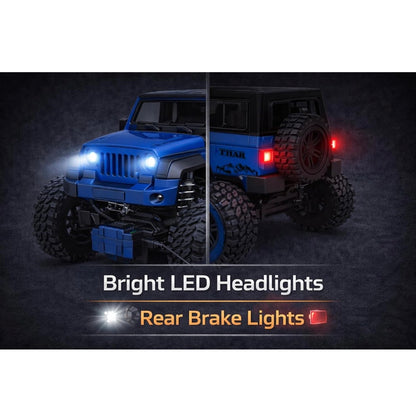 RC Thar Roxx Climber High Speed With Mist Spray Led Light, 2WD, Type-C Charing, 75ft Range