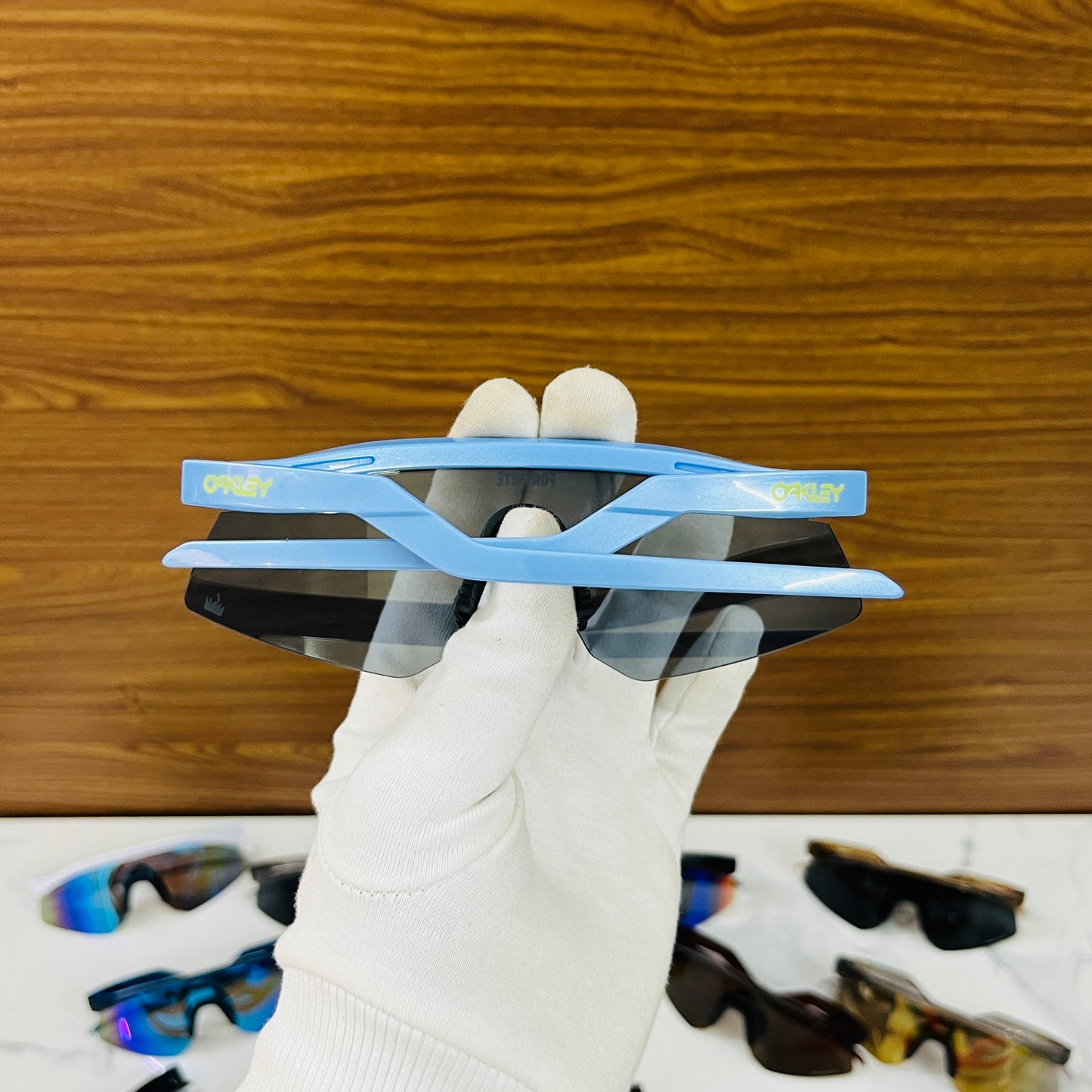 Hydra Blue Gold Limited Edition Premium Unisex Sports Sunglass