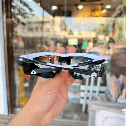 M2 White-Mercury Light Weight Premium Sports Sunglasses