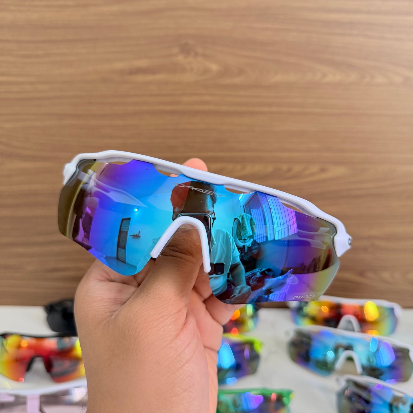 Radar Aqua White (grey) Premium Branded Stylish Sunglasses For Men & Women | 100% UV Protection Shades | Cricket Sports Cycling Driving Trekking & More