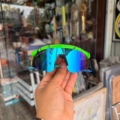 Hydra Printed Green Premium Unisex Sports Sunglass