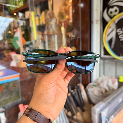 OAKLEY Trans-Green-Purple Lens Rectangle Frame Light Weight Premium Sunglasses