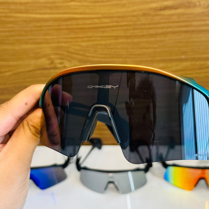 Stunt Wings Bronze-Black Prizm Lens Premium Sports Sunglasses  | Comes With New Hyper Grip Technology | Non Foldable Straps | Highly Stable | Latest Collection