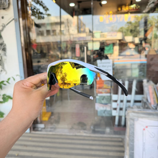 M2 White-Mercury Light Weight Premium Sports Sunglasses