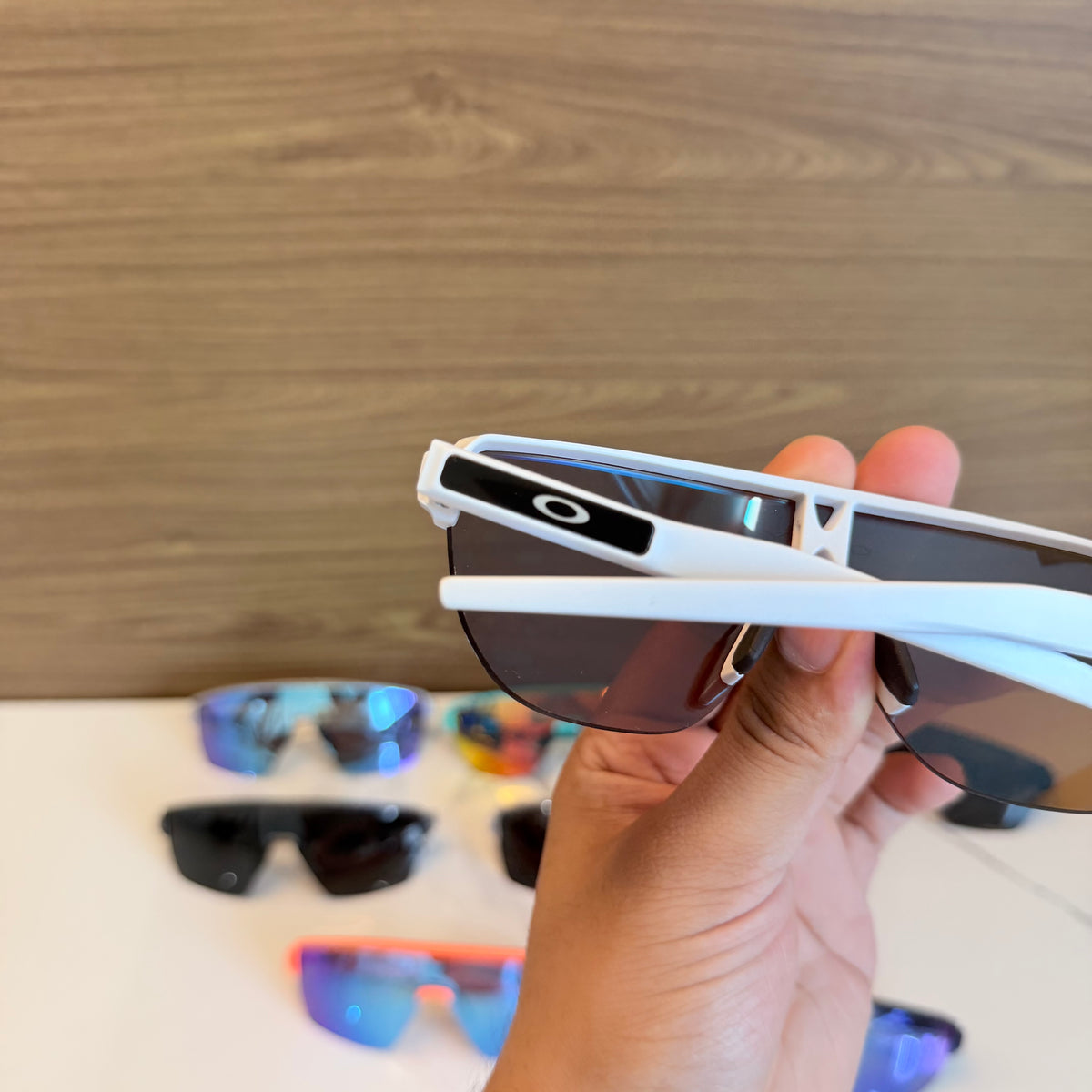Corridor White Blue Colour High Quality Unisex Sports Sunglass