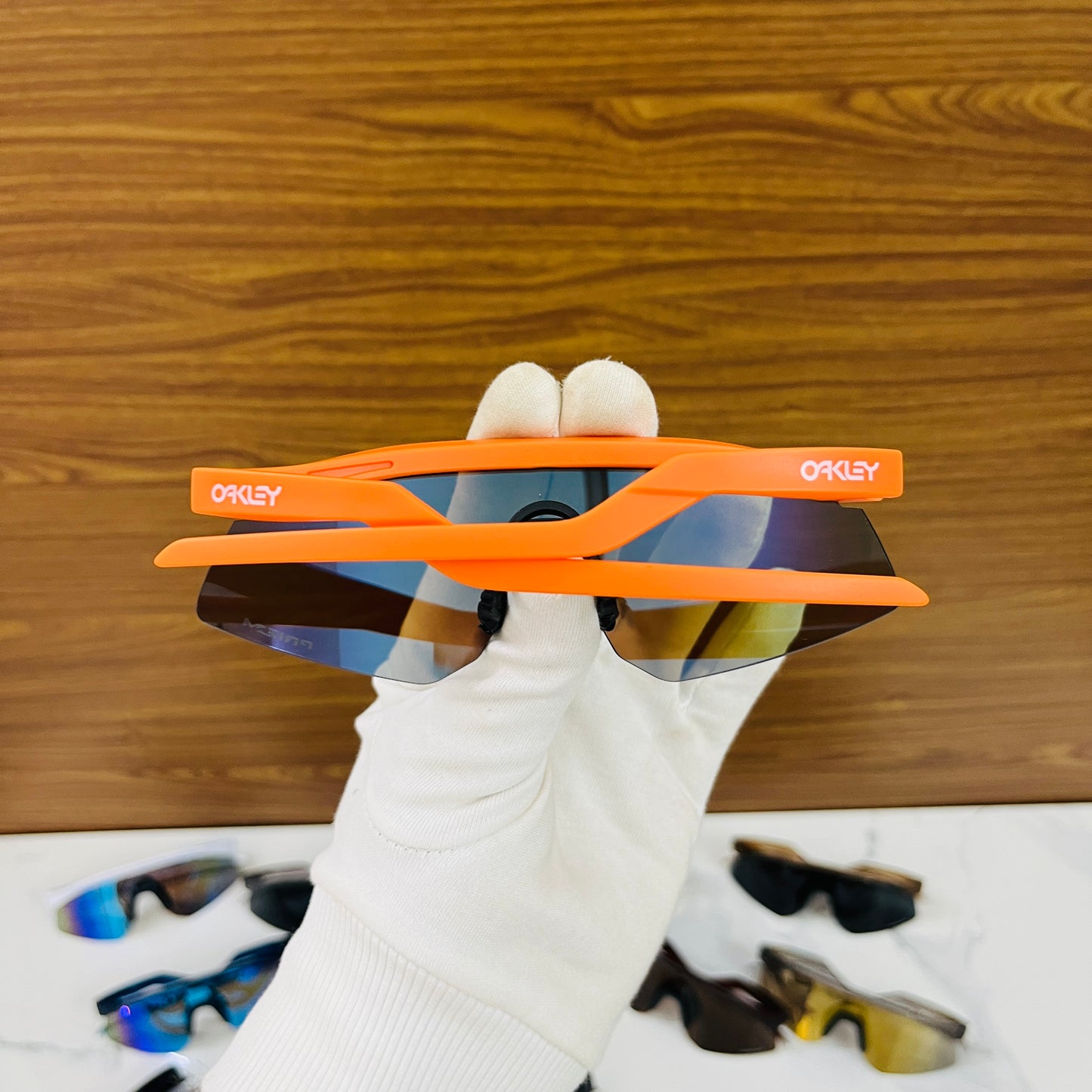 Hydra Orange Blue Premium Unisex Sports Sunglass