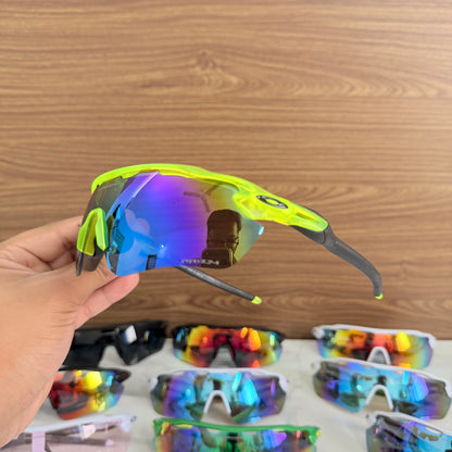 Radar Neon-Green-Aqua Premium Branded Stylish Sunglasses For Men & Women | 100% UV Protection Shades | Cricket Sports Cycling Driving Trekking & More
