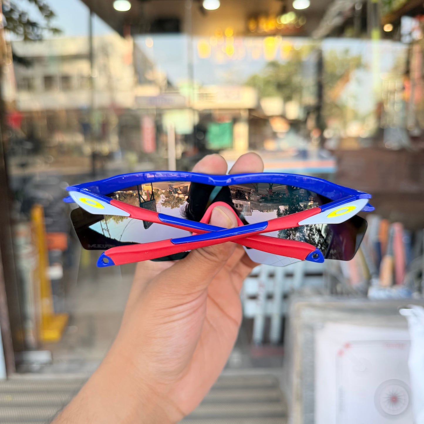 M2 Red-Blue-Mercury Light Weight Premium Sports Sunglasses
