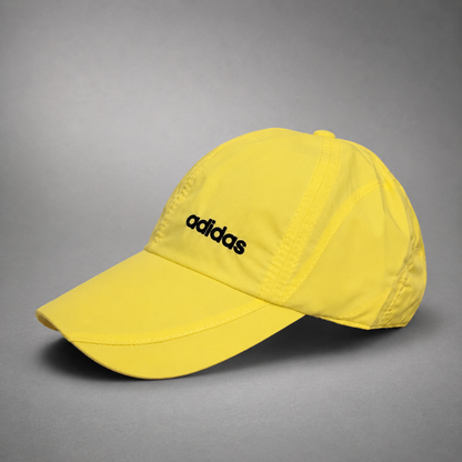 Yellow Colour Adidas Sports Cap Parachute Fabric Best Unisex Sports Cap
