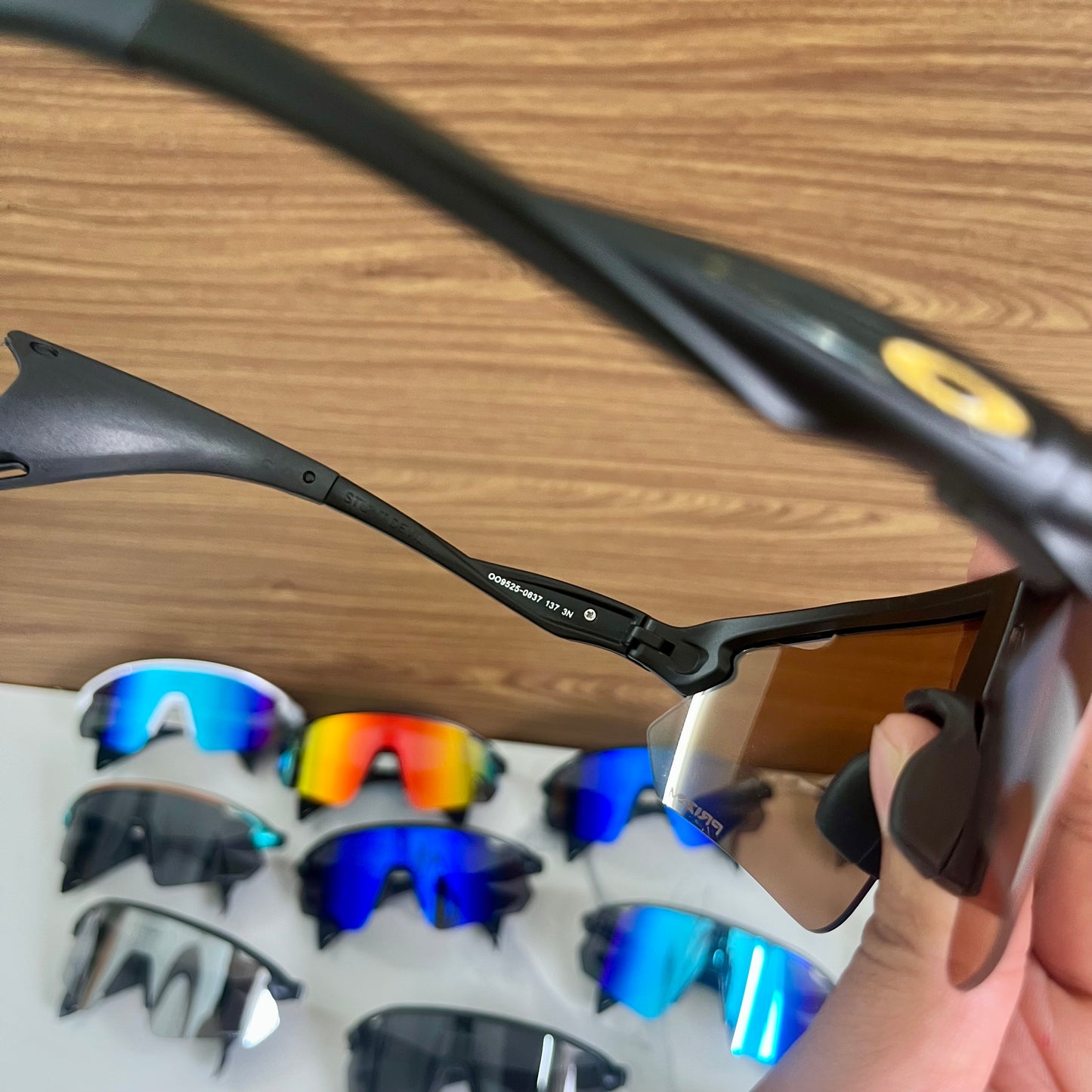 Stunt Devil Black Gold Prizm Premium Sports Sunglasses  | Comes With New Hyper Grip Technology