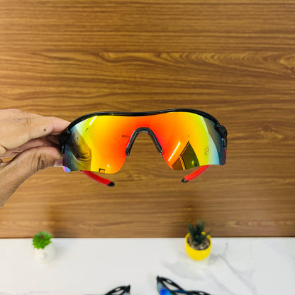 Black-Mercury Color SS Non Polarised Sports Sunglasses For Men Women Kids, Outdoor Cricket Cycling Running Hiking Fishing Sunglasses