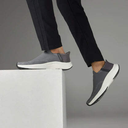 Technosports Free-Hands Shoes with NITRO-LITE. Highly Comfortable Slip in Shoes. (Grey Colour)