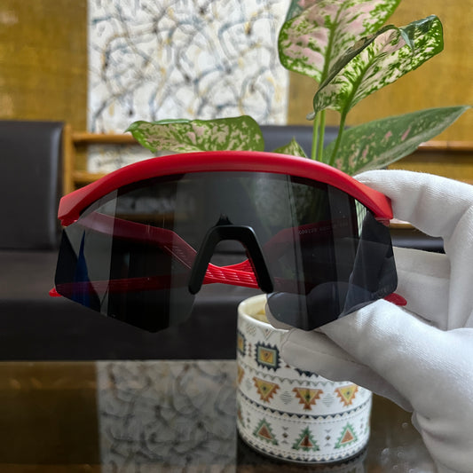 Hydra Red Black Premium Unisex Sports Sunglass