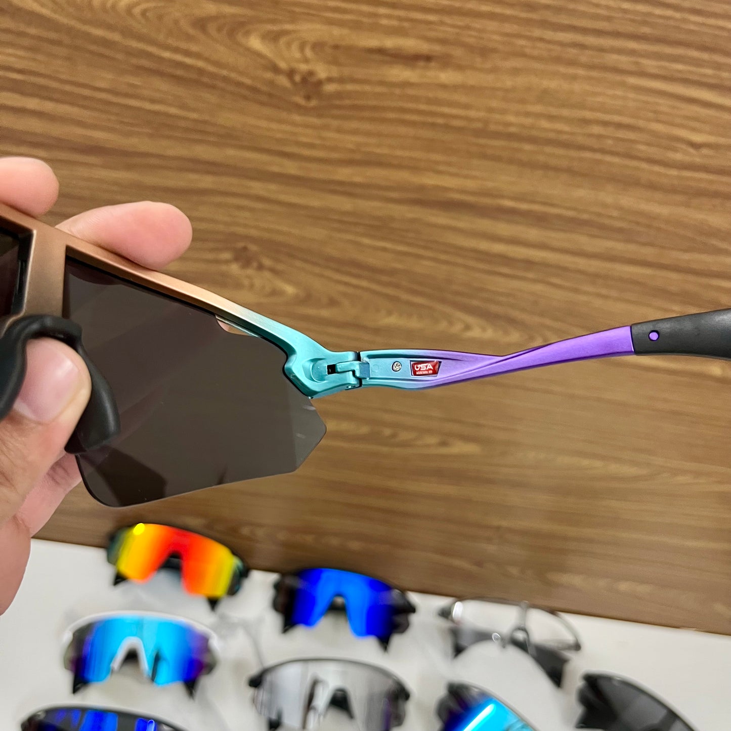 Stunt Devil Multi Colour Black Lens Prizm Premium Sports Sunglasses  | Comes With New Hyper Grip Technology