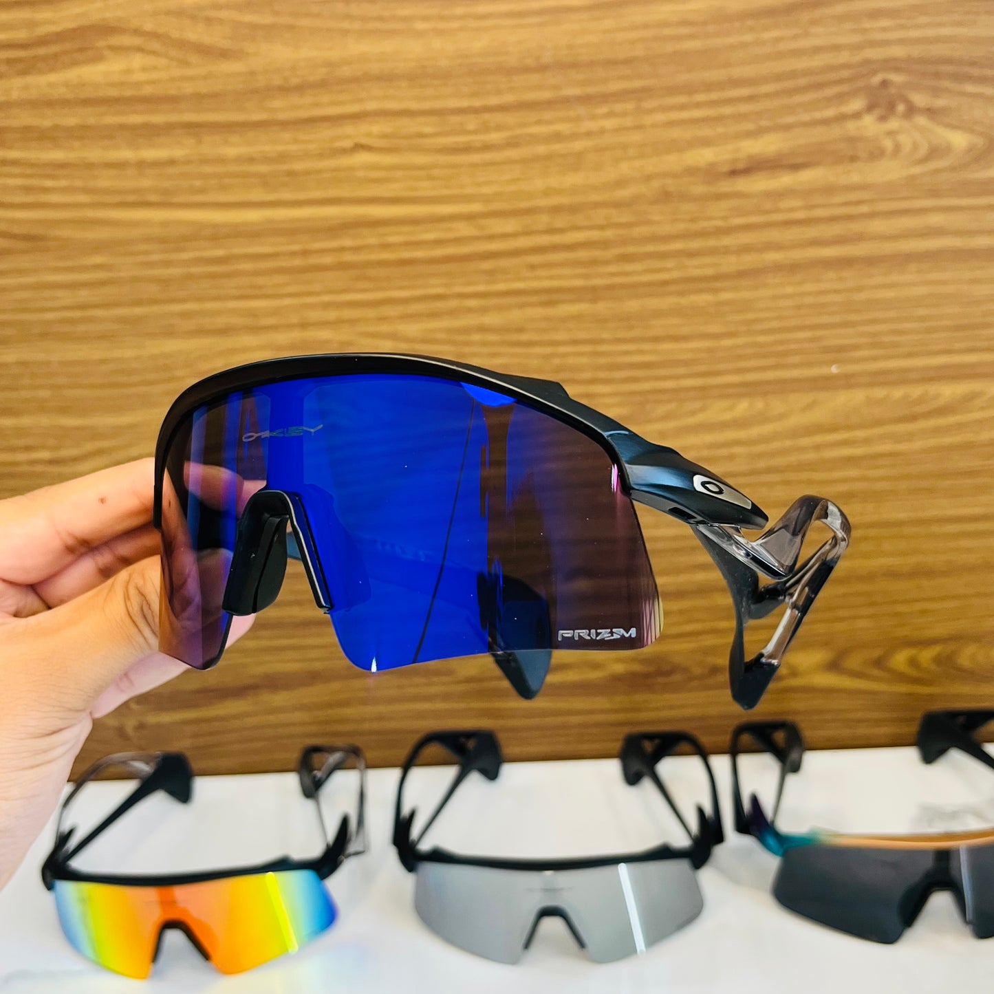 Stunt Wings Purple Prizm Lens Premium Sports Sunglasses  | Comes With New Hyper Grip Technology | Non Foldable Straps | Highly Stable | Latest Collection