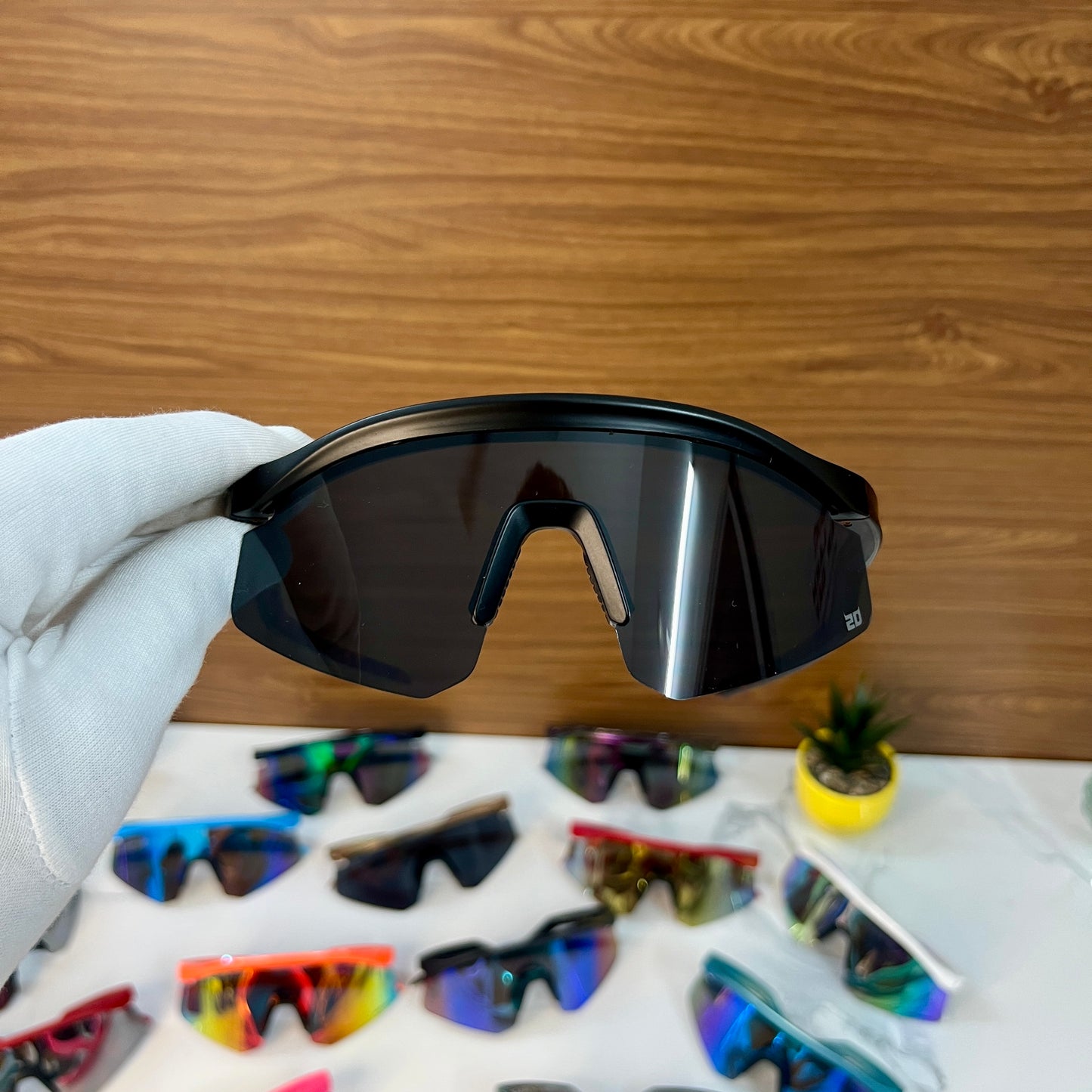 Hydra Black-Brown (20 edition) Premium Unisex Sports Sunglass