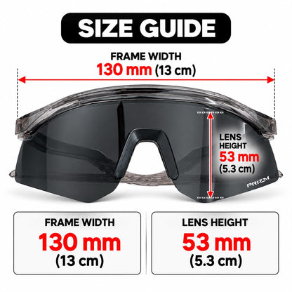 Hydra Full Trans Black Premium Unisex Sports Sunglass