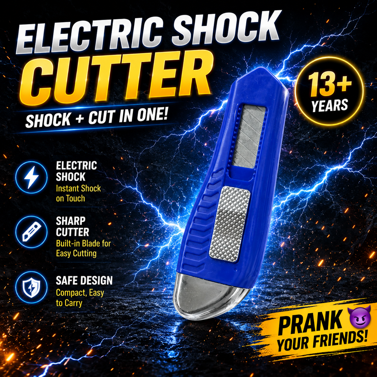 Electric Shock Prank Cutter