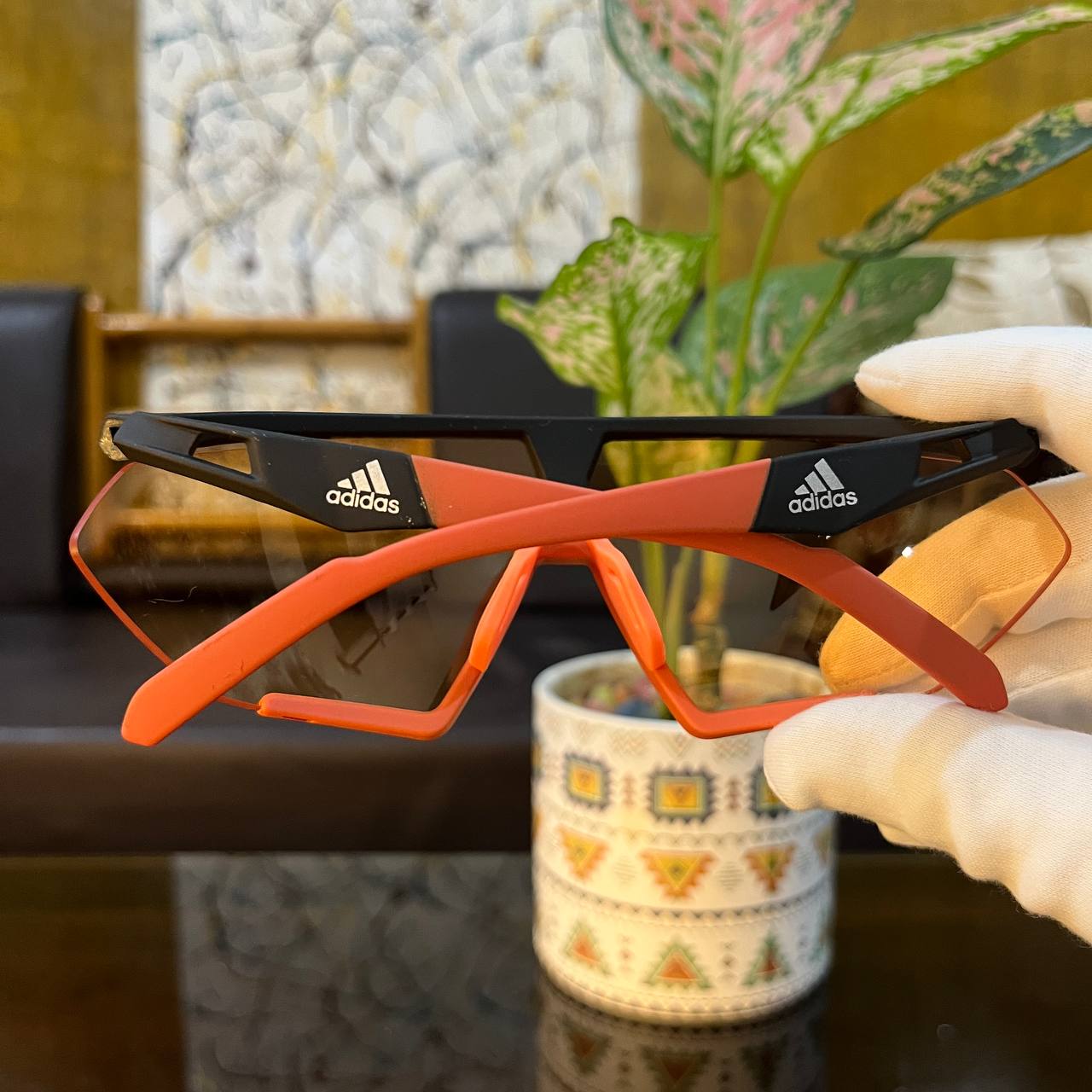 Adidas C4 Orange Premium Sports Sunglass