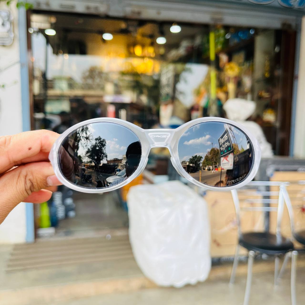 Trans Black Colour Eye Jacket Redux – Oval Shape Sports Sunglasses