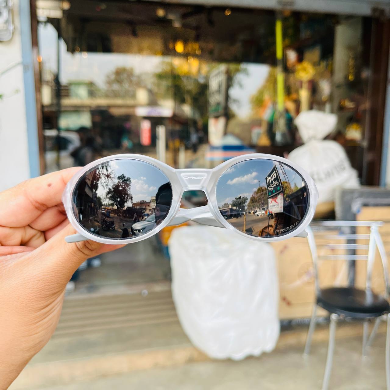 Trans Black Colour Eye Jacket Redux – Oval Shape Sports Sunglasses