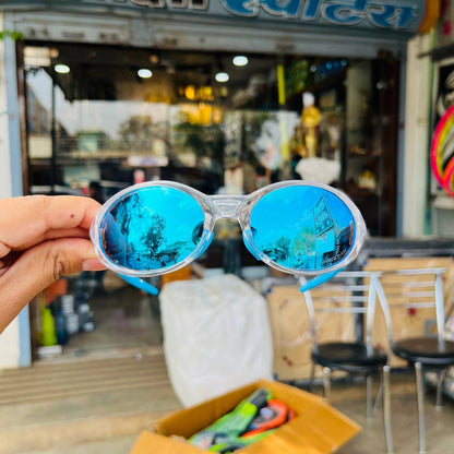 Trans Aqua Blue Colour Eye Jacket Redux – Oval Shape Sports Sunglasses